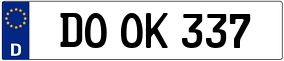 Truck License Plate